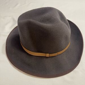 Hats In The Belfry Brown Wool VTG Hat Size Large